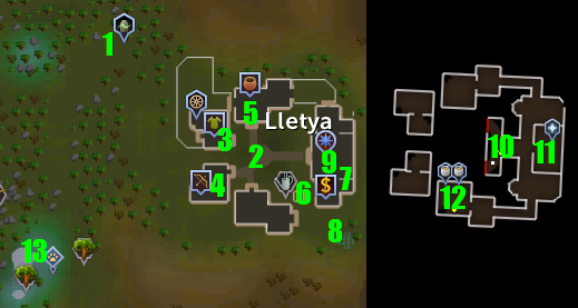Lletya Map