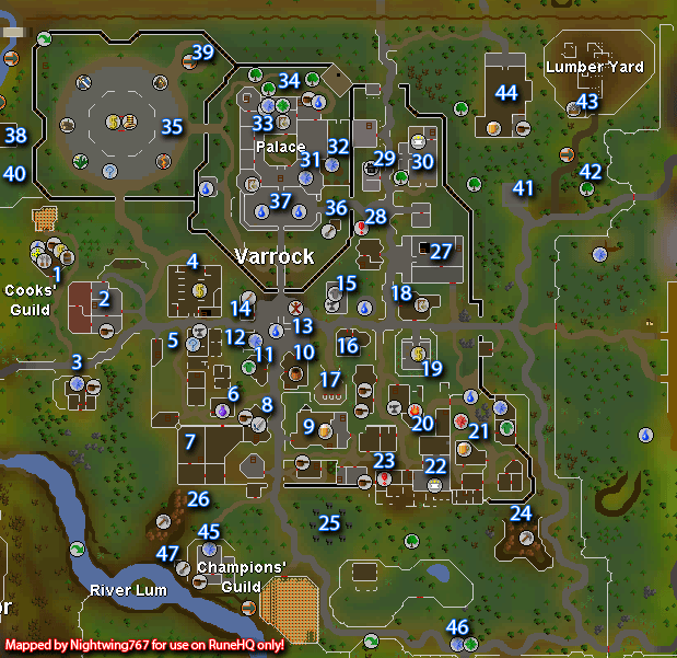 map of runescape 2010