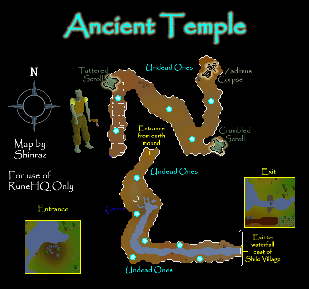 Ancient Temple Map