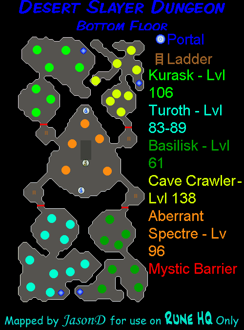 Desert Slayer Dungeon Bottom Floor