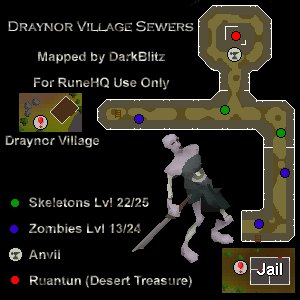 Draynor Sewer Map