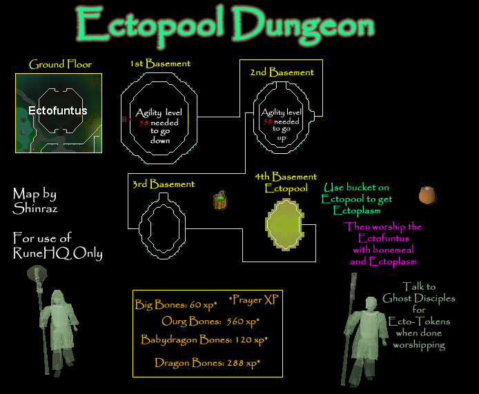 Ectopool Dungeon Map
