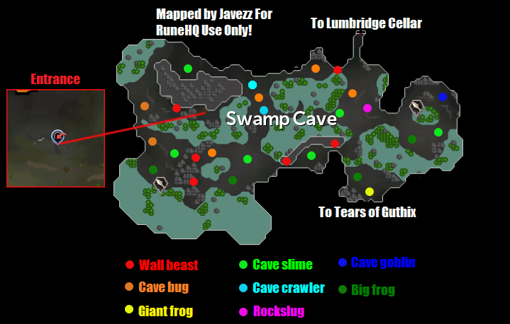 Lumbridge Swamp Dungeon Map