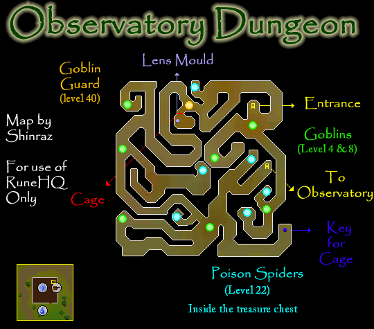 Observatory Dungeon Map