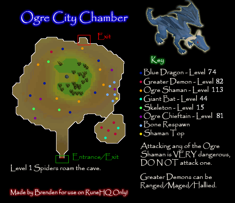Ogre City Chamber Map