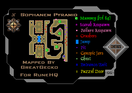 Sophanem Pyramid Map