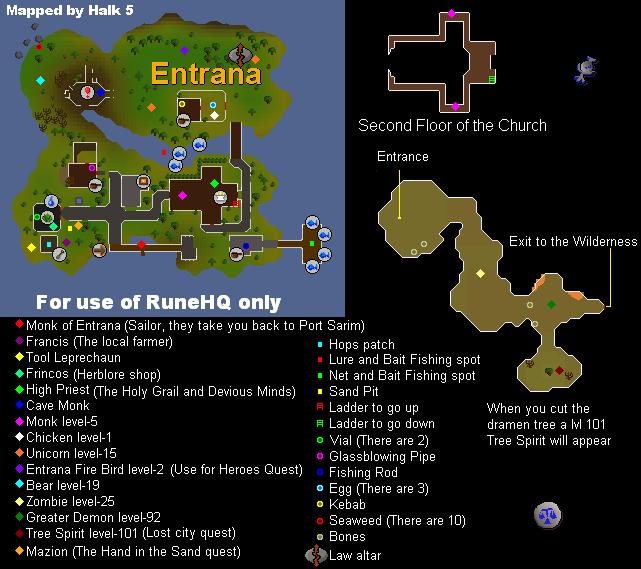 Entrana Map