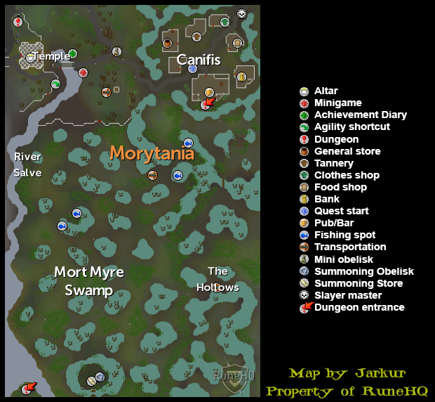 Mort Myre Map