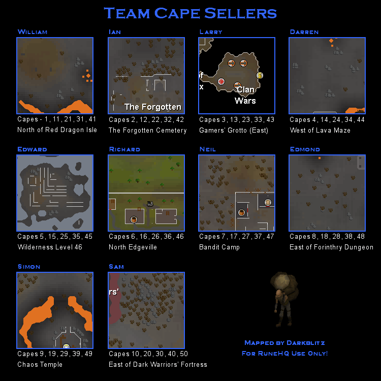 Wilderness cape seller locations
