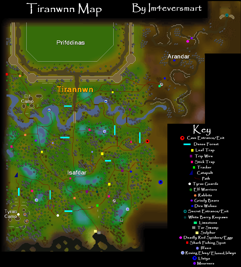 Tirannwn Map