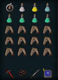 Verac's set up inventory