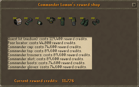 Reward shop