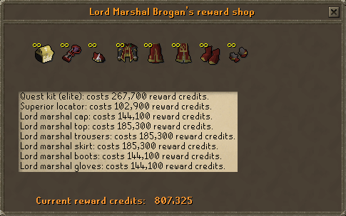Reward shop
