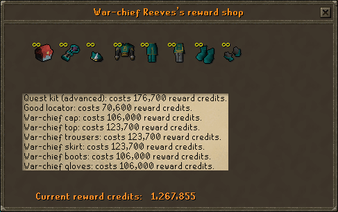 Reward shop
