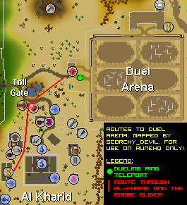 Duel Arena Map
