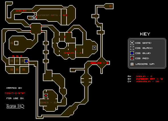 Clock Tower Dungeon Map