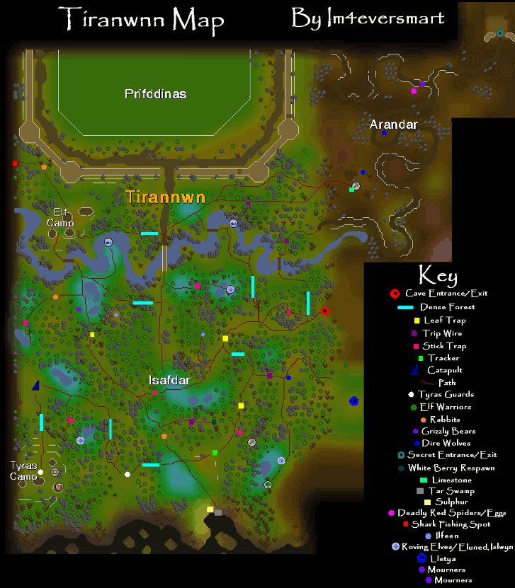 Tirannwn Map