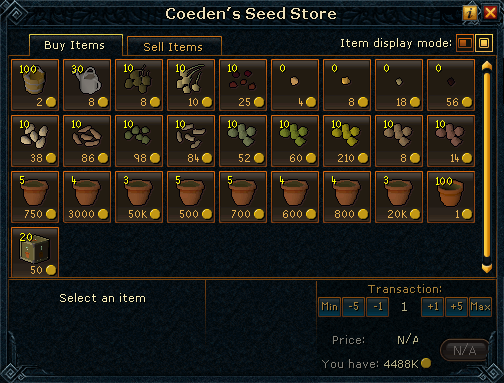 Coeden's Seed Store