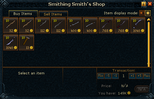 Smithing Smith's Shop