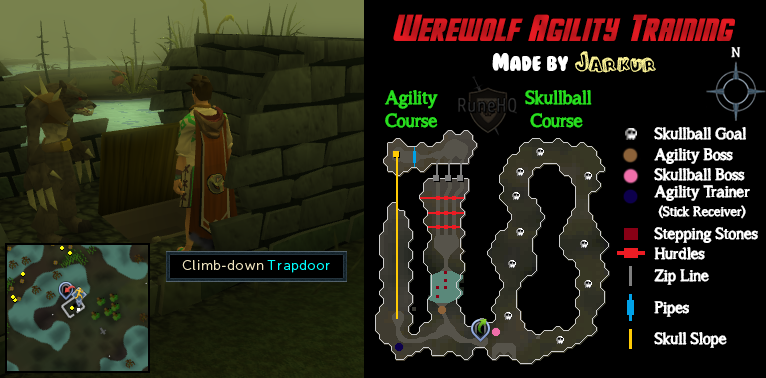 Werewolf Agility Course and Skullball