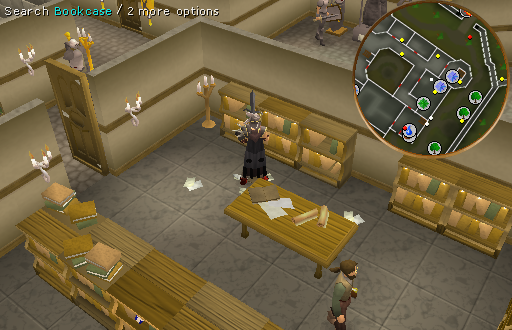 Bookcase in Varrock Library
