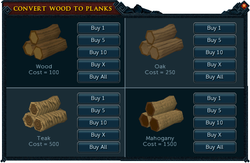 Buying your planks