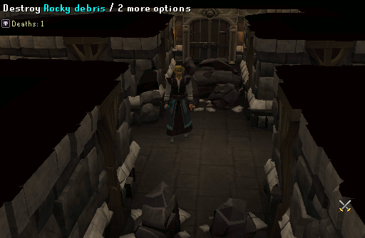 Collapsing puzzle room
