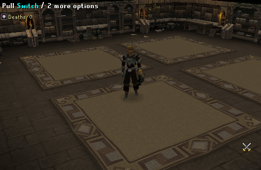 Levers puzzle room