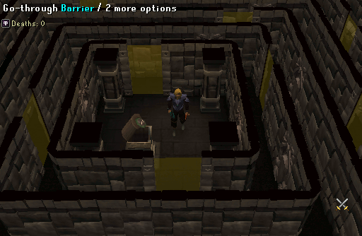 Maze puzzle room