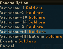 Withdraw Items