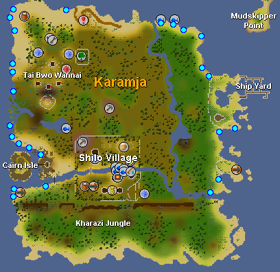 Karamja Seaweed Location