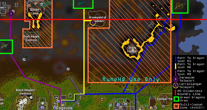 Routes to Green Dragons