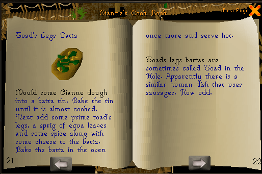 toad's leg batta