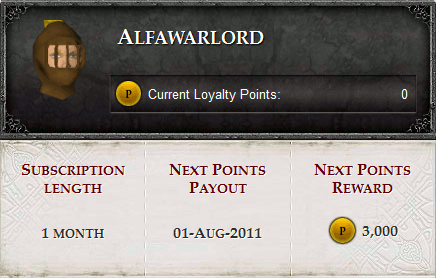 Loyalty Points