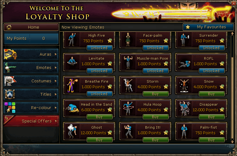 Reward Shop