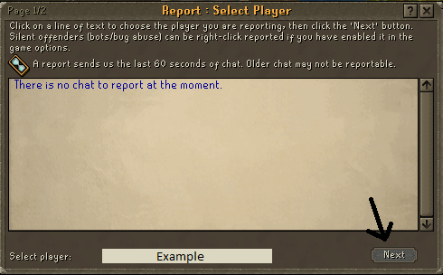 Report Abuse Screen