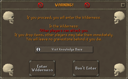 Wilderness Entering Warning