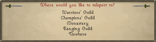 Combat bracelet menu
