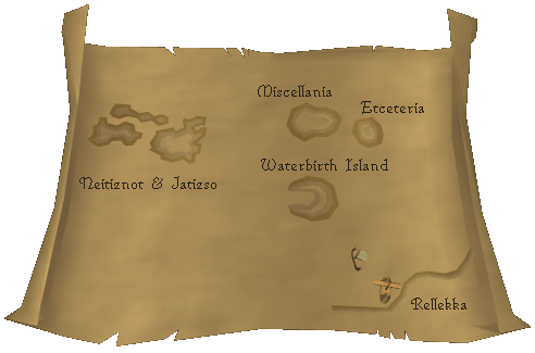 Route To Waterbirth Island