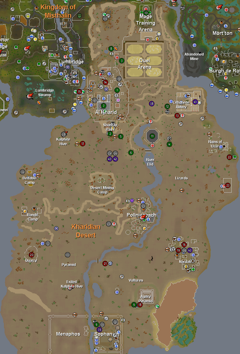 Desert Task Map