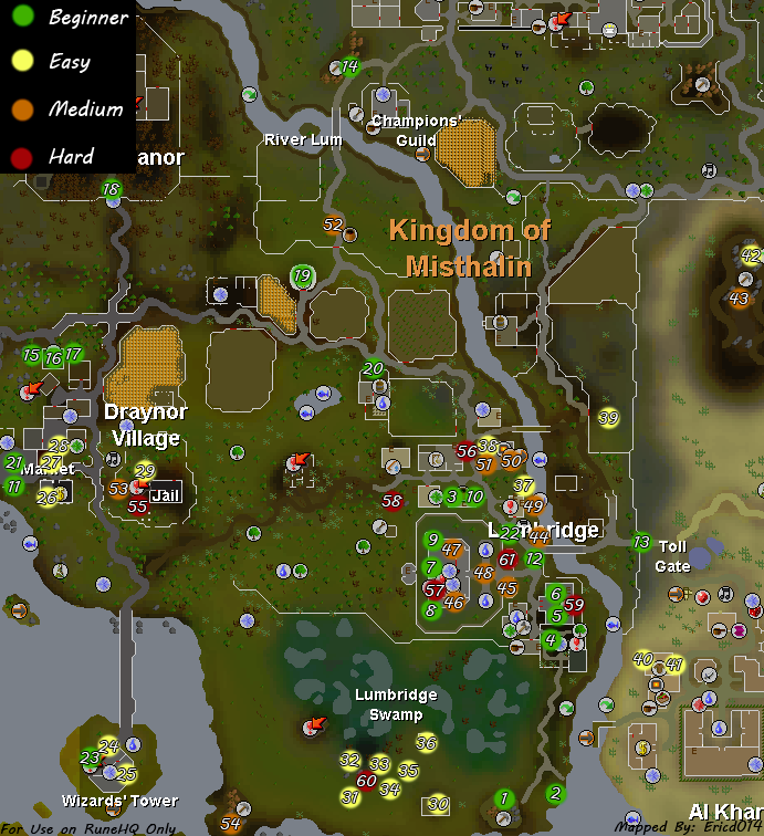 Lumbridge-Draynor Village Task Map