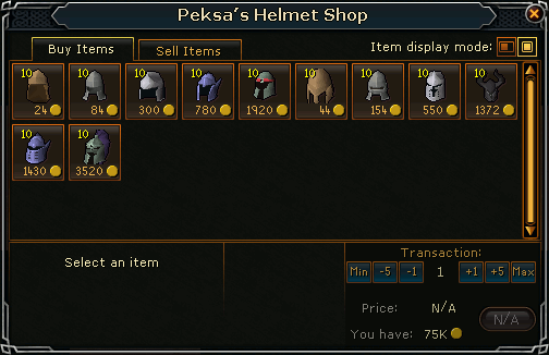 Helmet Shop