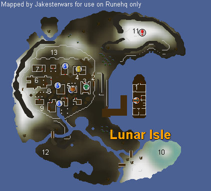 Lunar Island Map