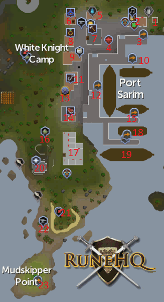 Port Sarim Map