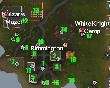 Rimmington Map