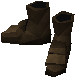 Bronze armoured boots