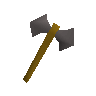 Iron battleaxe