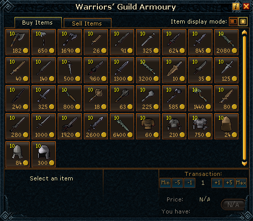 Armoury