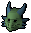 Onyx dragon mask