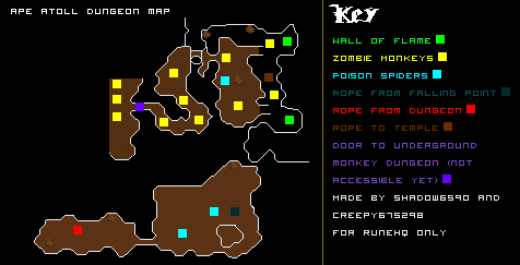 Ape Atoll Dungeon Map